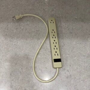 Philips Power Strip 6 Outlet Surge Protector Set of (2)